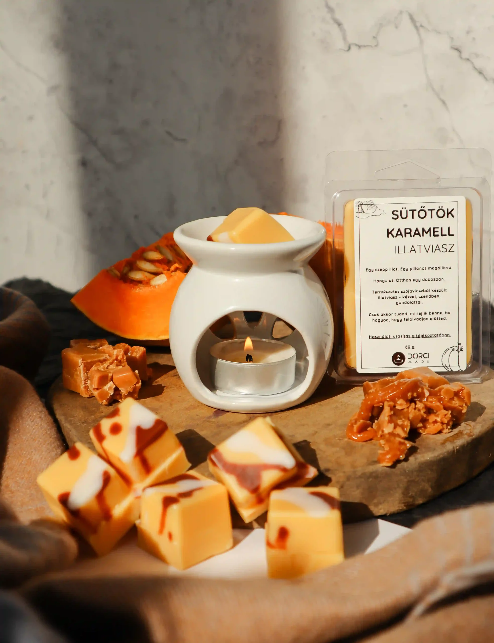 Sütőtök karamell illatviasz